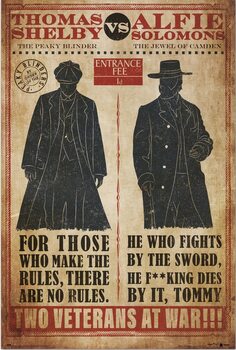 Плакат Peaky Blinders - Thomas vs Alfie