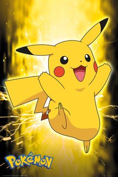 Плакат Pokemon - Pikachu Neon