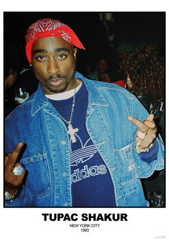 Плакат Tupac Shakur - N.Y.C 1993