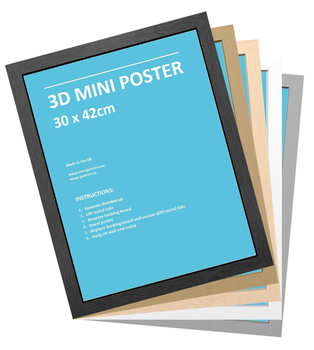 Frame - 3D Mini poster 30x42 cm