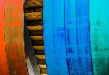 Colourful Wood Фотошпалери