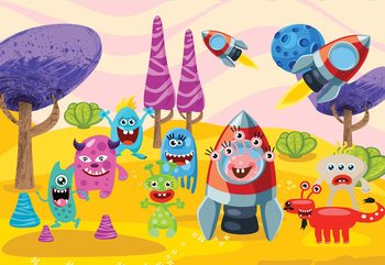 Space Monsters Фотошпалери