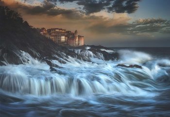 Tellaro Water Fall Фотошпалери