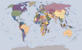 World Map Фотошпалери