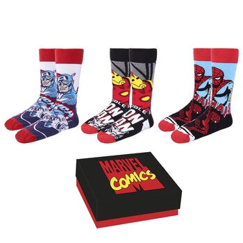 Дрехи Чорапи Marvel 3in1
