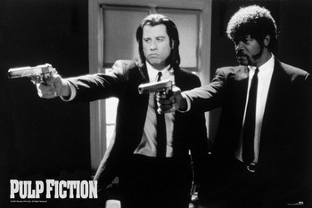 Pulp fiction - guns плакат