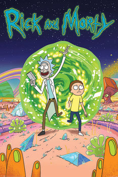 Rick & Morty - Portal плакат