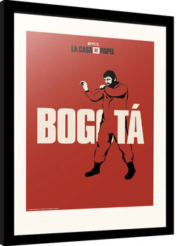 Рамкиран плакат La Casa De Papel - Bogota
