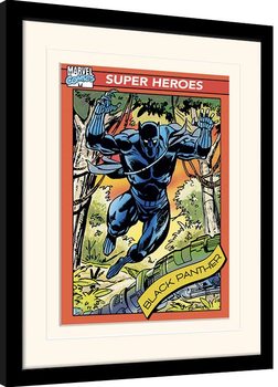 Рамкиран плакат Marvel Comics - Black Panther Trading Card