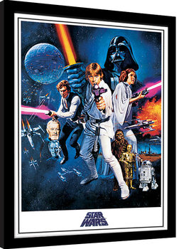 Рамкиран плакат Star Wars: A New Hope - One Sheet