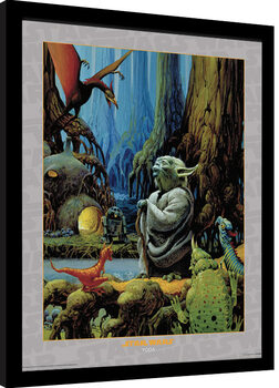 Рамкиран плакат Star Wars - Yoda
