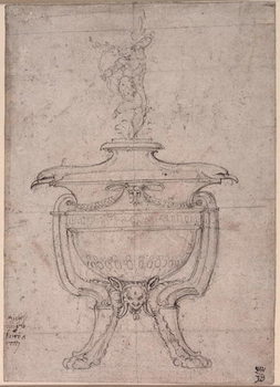 Study of a decorative urn Художествено Изкуство