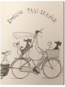 Quadro su tela Sam Toft - Doggie Taxi Servise