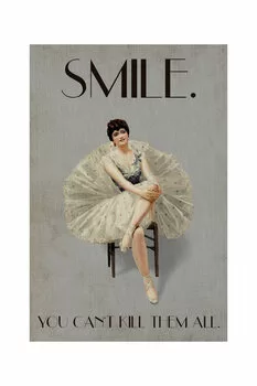 Poster Kubistika - Keep smiling