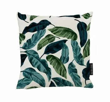 Kissen Blue and Green Leavs