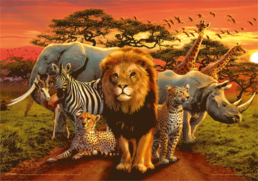 3D Plagát African kingdom