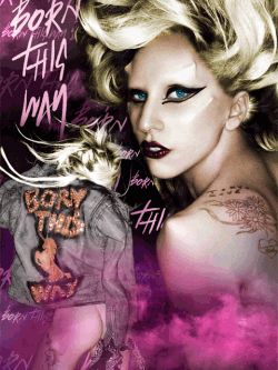 3D Poster Lady Gaga