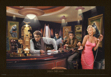 Framed 3D Poster Chris Consani - java dreams