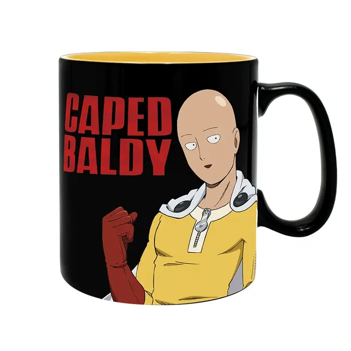 Měnící hrnek One Punch Man - Saitama & Garou