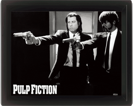 3D Poster PULP FICTION - guns
