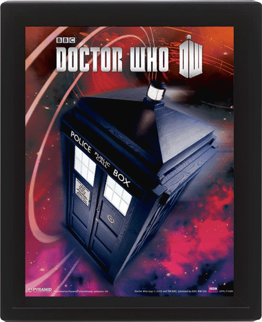 Poster DOCTOR WHO - flying