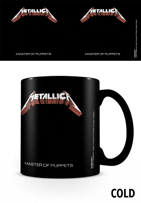 Tazza Metallica Master of Puppets Idee per regali originali