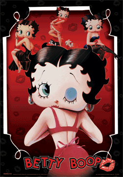 Póster 3D enmarcado BETTY BOOP