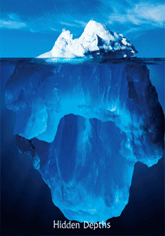 Póster 3D enmarcado HIDDEN DEPTHS