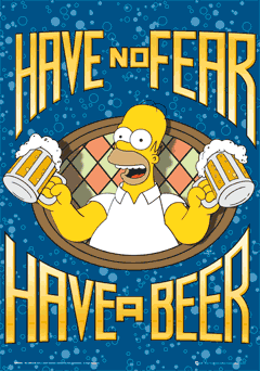 Gerahmtes 3D-Poster The Simpsons - homer