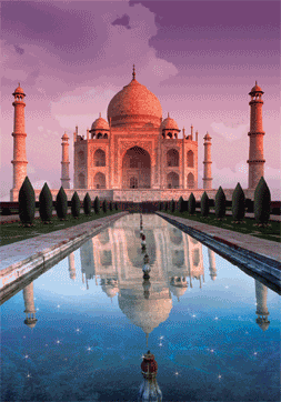 TAJ MAHAL 3D Poster Kunstdruck Bei Europosters