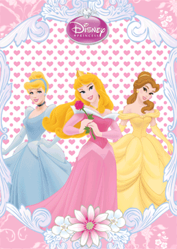 DISNEY PRINCESS Poster 3D