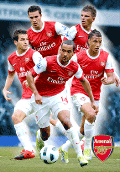 ARSENAL - players 2010/2011 3D Plakat