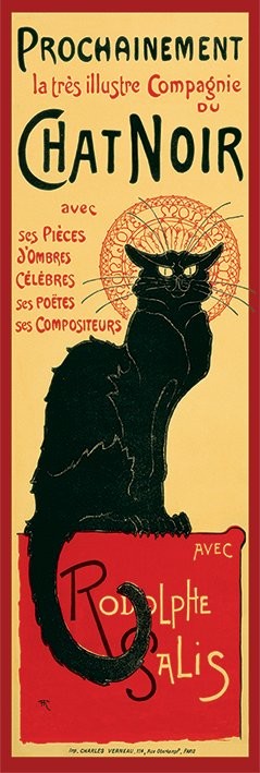 Le Chat Noir Steinlein Plakat Poster Prodano Na Europosters