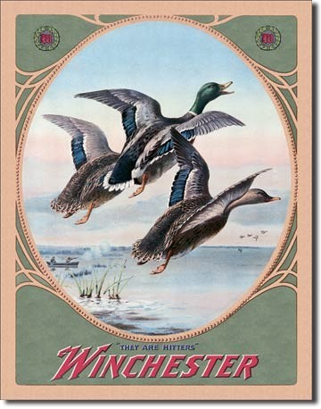 Metallschild WIN - 3 mallards
