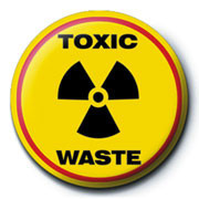 Button TOXIC WASTE