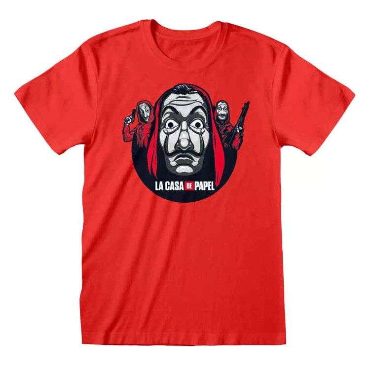 T-shirt Money Heist (La Casa De Papel) - Circle and Logo