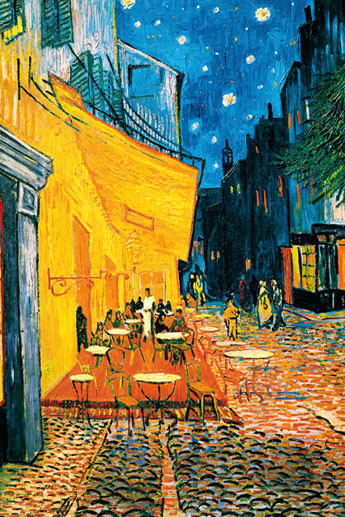 Behang TERRASSE DE CAFE