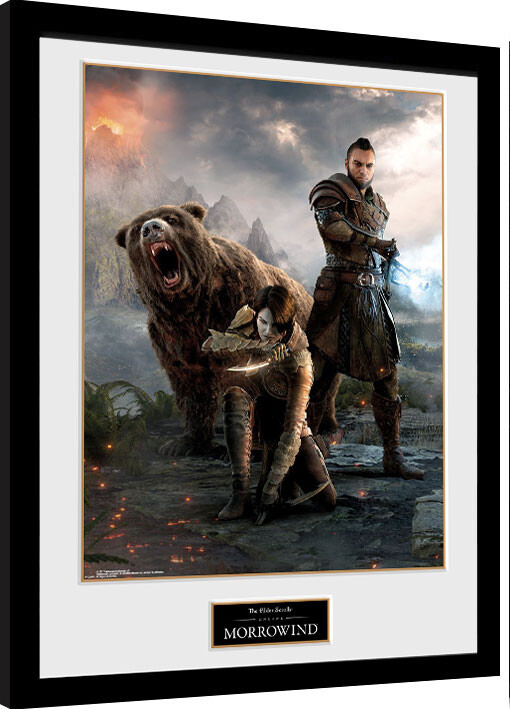 Innrammet plakat Elder Scrolls Online: Morrowind - Trio