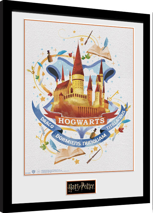 Gerahmte Poster Harry Potter - Hogwarts Paint