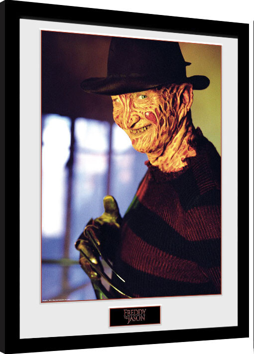 Ingelijste poster Nightmare On Elm Street - Freddy