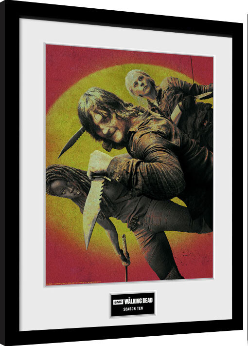 Ingelijste poster The Walking Dead - Season 10