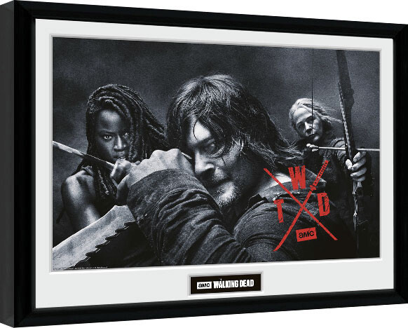 Ingelijste poster The Walking Dead - Season 10 Group