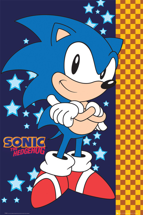 Poster Sonic - stars
