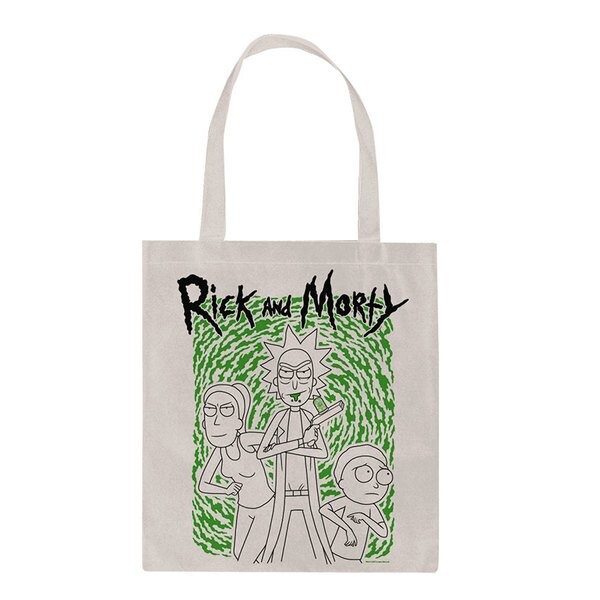 Levně Taška Rick & Morty - Portal, 100% bavlna