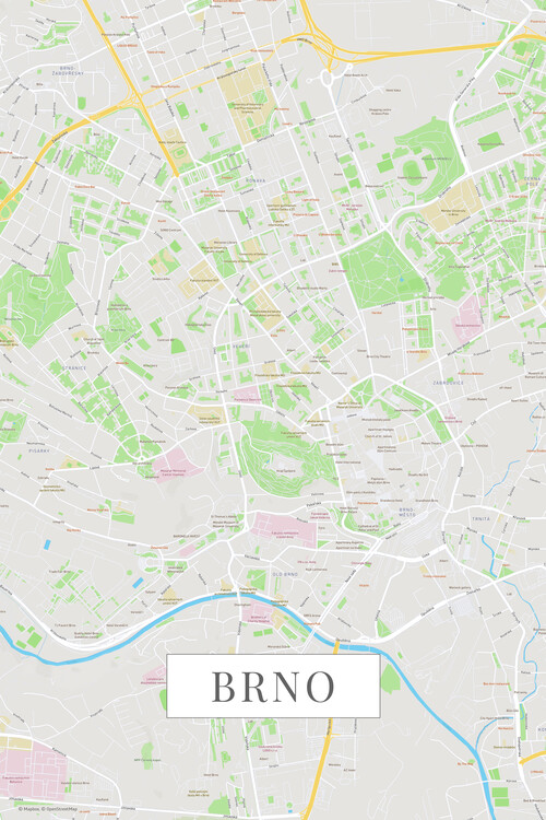 Poster Brno color