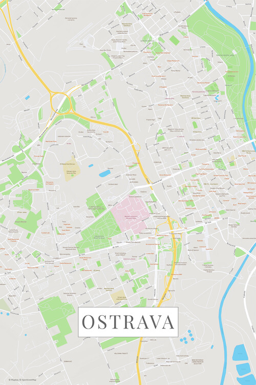 Poster Ostrava color