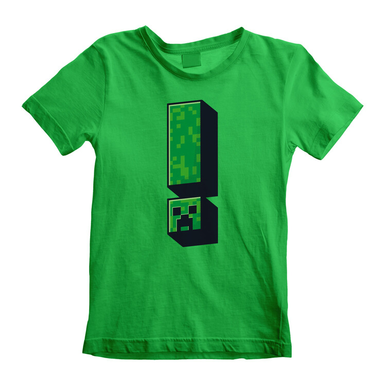 T-skjorte Minecraft - Creeper Exclamation