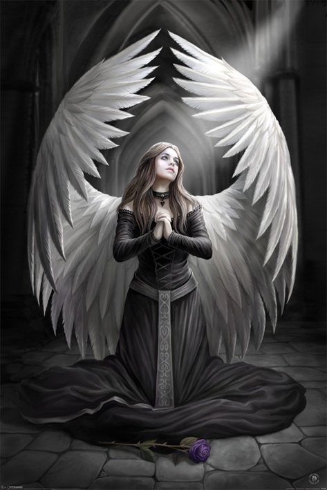 Poster ANNE STOKES - prayer for the fallen