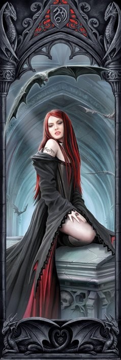 Poster ANNE STOKES - await the night
