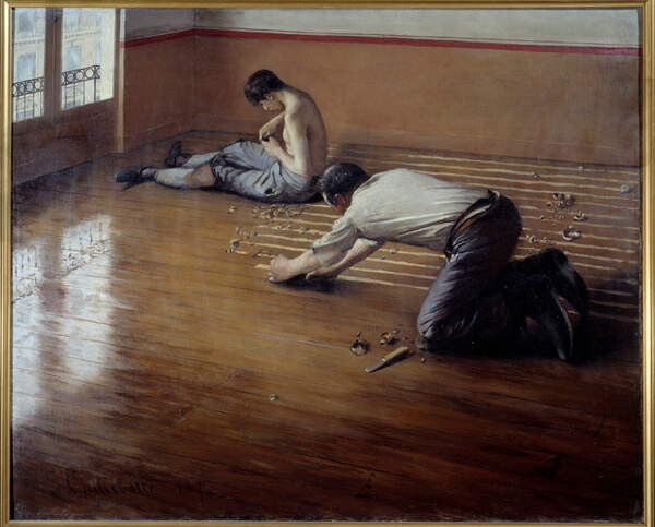 Obrazová reprodukce The floor planers., Caillebotte, Gustave, 40x30 cm